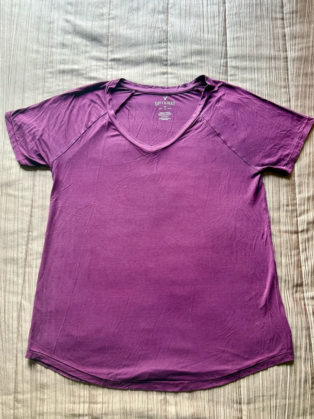American Eagle Outfitters Soft & Sexy V-neck T-shirt (S)